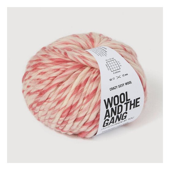 Wool and the Gang Raspberry Pink Crazy Sexy Wool Marl 200g image number 3
