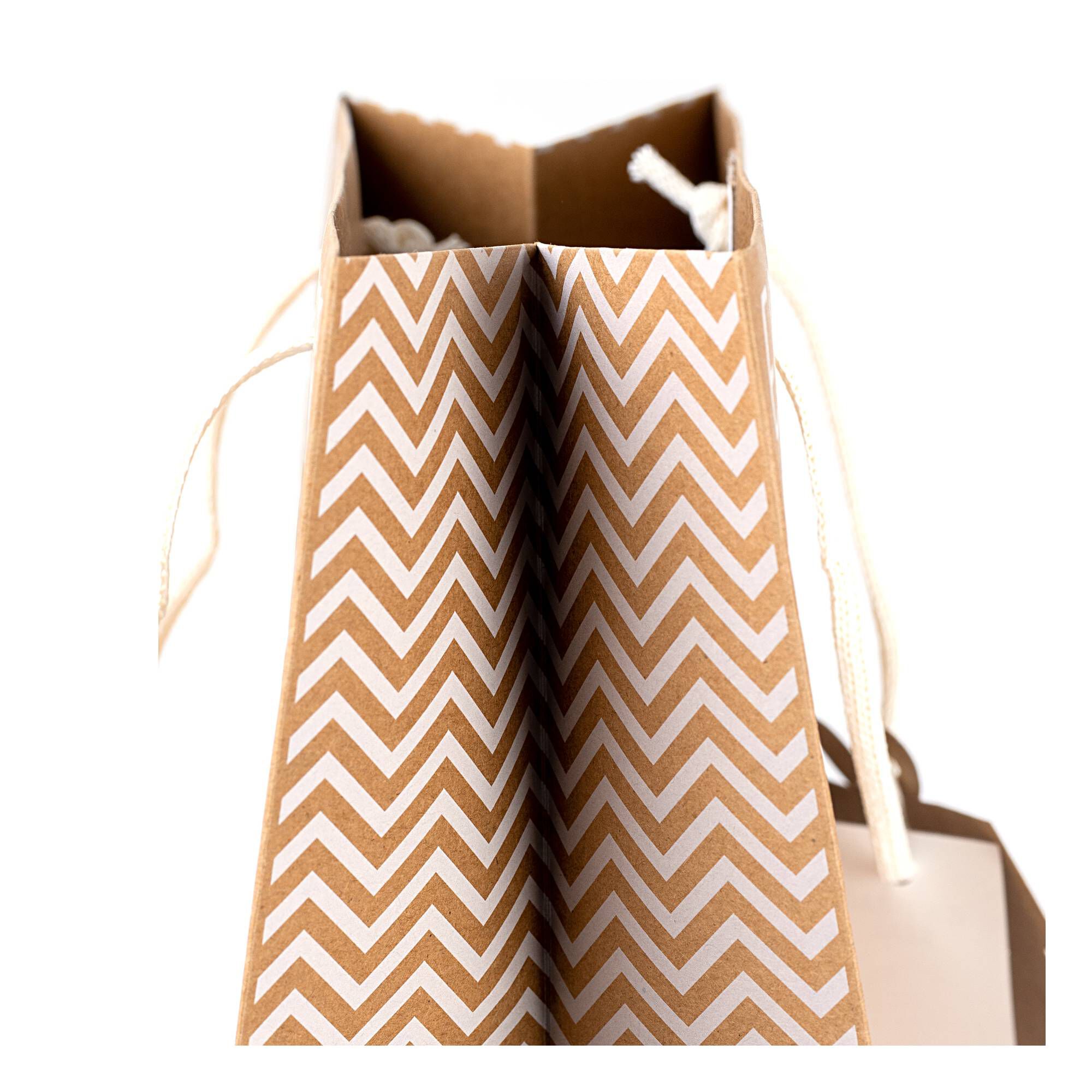 Kraft Text Gift Bag 37cm x 27cm Hobbycraft