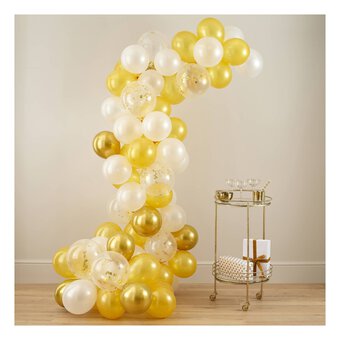 Create & Celebrate Gold Balloon Arch Kit
