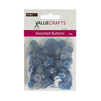 Blue Buttons Pack 50g image number 4
