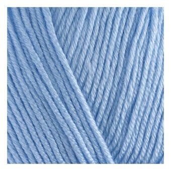 Women's Institute Blue Soft and Silky 4 Ply Yarn 100g image number 2