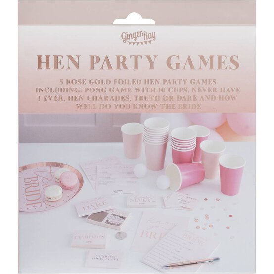 Ginger Ray Hen Party Games Set image number 3