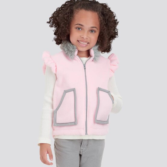 Simplicity Kids&rsquo; Waistcoats Sewing Pattern S9193 (3-8) image number 3