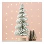 Green Bottle Brush Tree with Snow 33cm image number 1