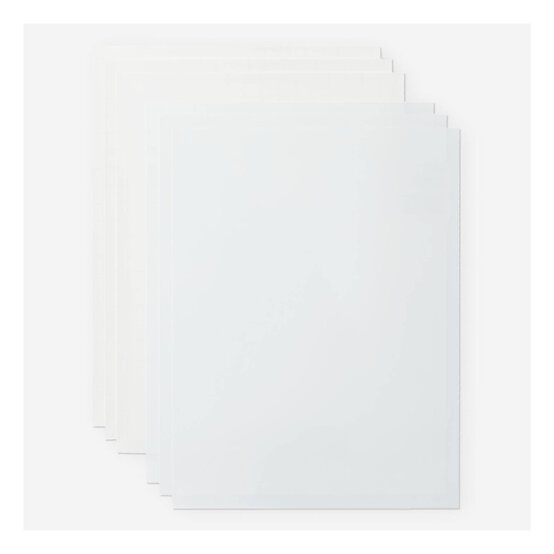 Cricut Transparent Printable Waterproof Sticker Set A4 6 Pack image number 2