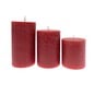 Red Pillar Candles 3 Pack image number 2