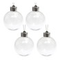 Hanging Fillable Baubles 8cm 4 Pack image number 2