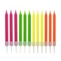 Neon Candles 12 Pack image number 1