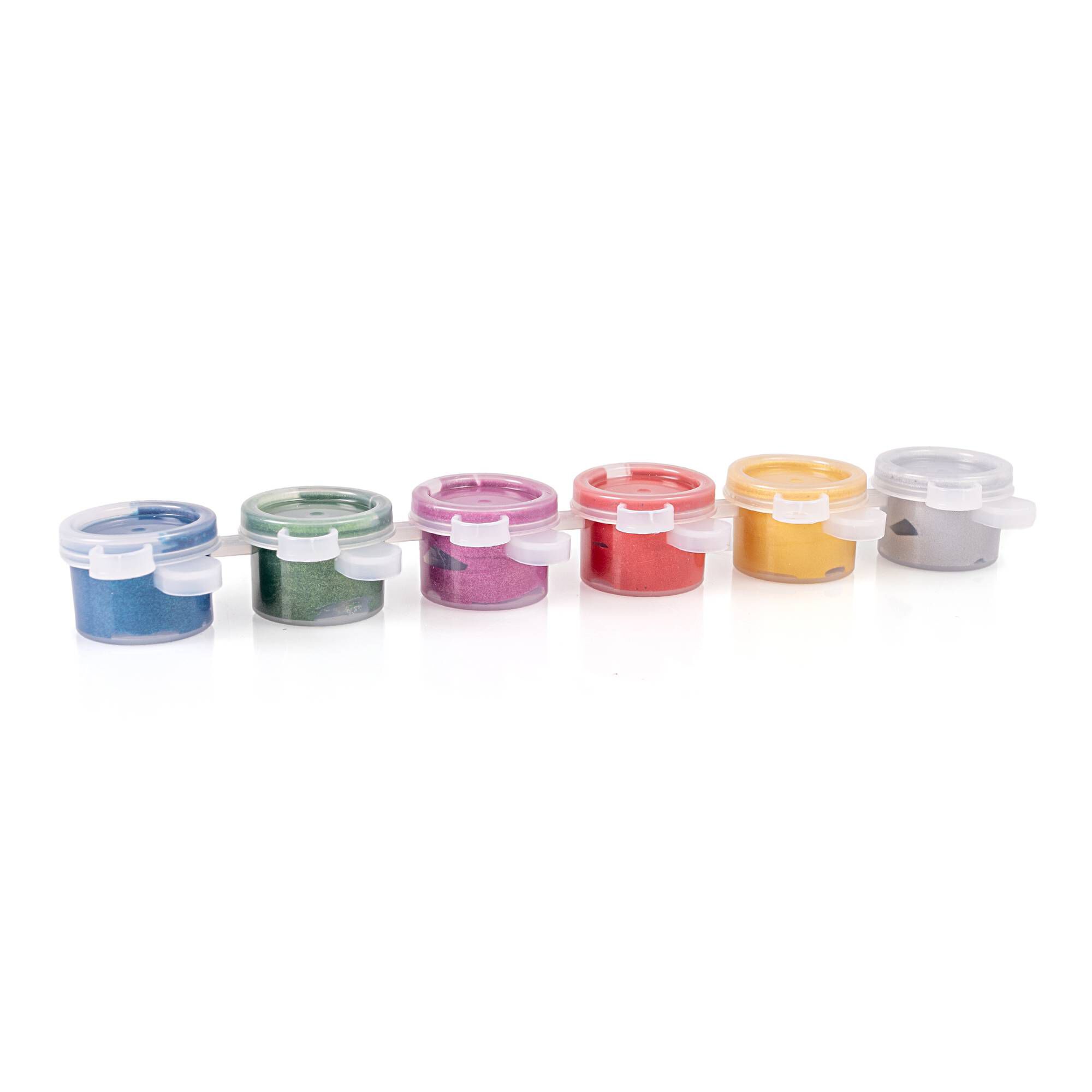 Metallic Fabric Paint Pots 5ml 6 Pack Hobbycraft