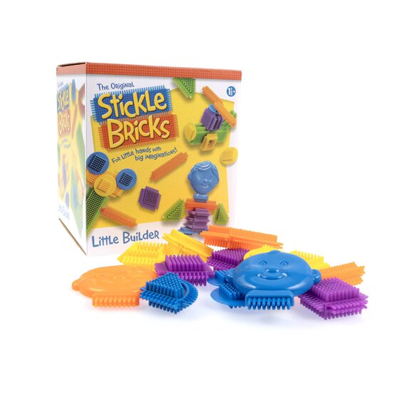 Stickle Bricks Red Blue And Green Little Builder Set