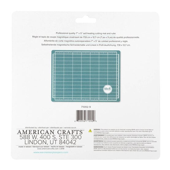 We R Makers Magnetic Cutting Mat and Mini Ruler image number 3