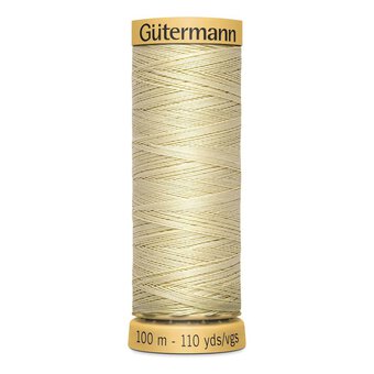 Gutermann Cream Cotton Thread 100m (828)