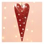 Hanging Red Heart Decoration 20cm image number 1