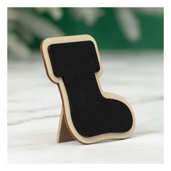 Blackboard Stocking Place Setting 9cm 