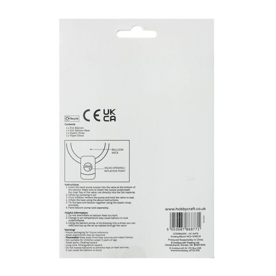 Standing Multicoloured Number 4 Balloon 90cm image number 5