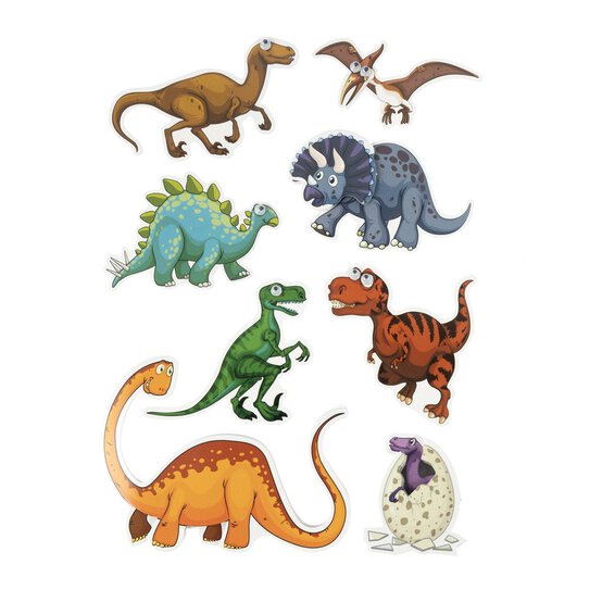 Dinosaur Card Toppers 8 Pack image number 1