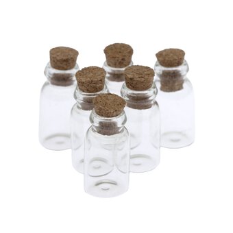 Doll&rsquo;s House Small Glass Jars 6 Pack