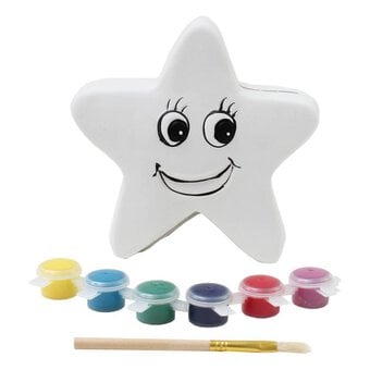 Paint Your Own Star Money Box
