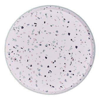 Ginger Ray Terrazzo Print Paper Plates 8 Pack 