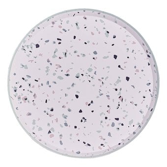 Ginger Ray Terrazzo Print Paper Plates 8 Pack 