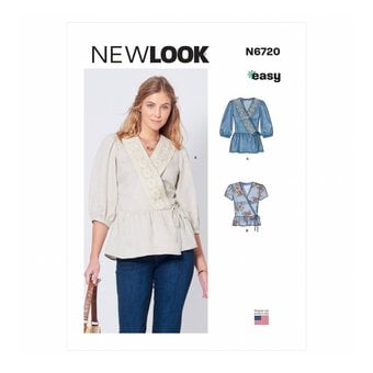 New Look Women's Top Sewing Pattern 6720 (6-18)