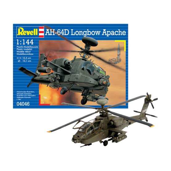 Revell AH-64D Longbow Apache Model Kit 1:144 image number 1