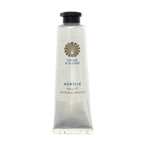 Shore & Marsh Mixing White Acrylic Paint 59ml image number 1