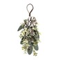 Frosted Pinecones and Leaves Hanging Decoration 30cm  image number 1