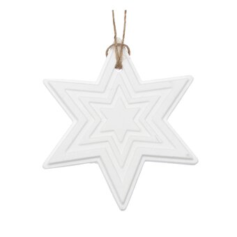 Hanging Star Decoration 8.5cm