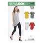 New Look Women's Easy Knit Tops Sewing Pattern 6556 image number 1