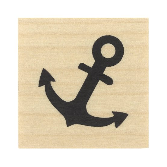Anchor Wooden Stamp 3.8cm x 3.8cm image number 3