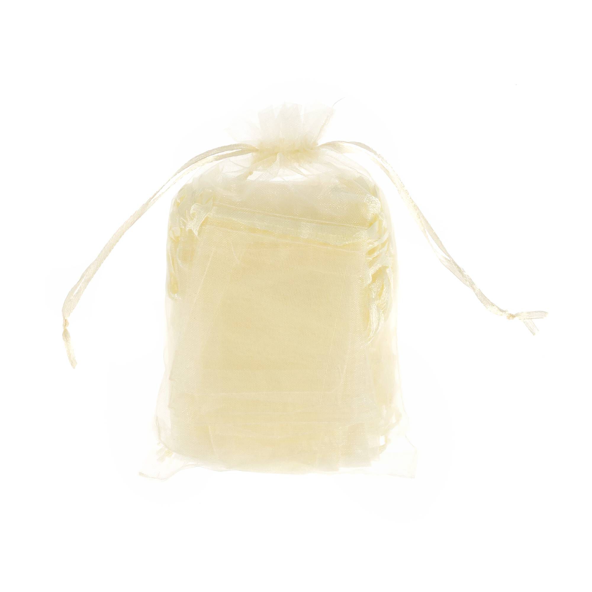 Ivory Organza Bags 50 Pack Hobbycraft
