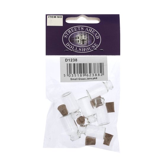 Doll&rsquo;s House Small Glass Jars 6 Pack image number 4