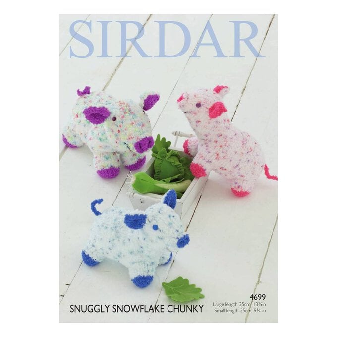 Sirdar Snuggly Snowflake Chunky Pig Toy Digital Pattern 4699 image number 1