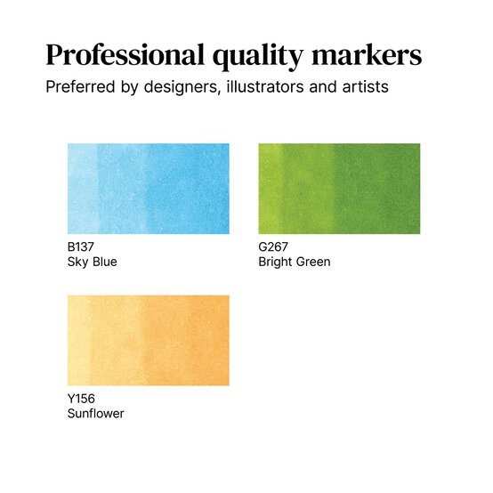 Winsor & Newton Vibrant Tones 2 Promarkers 3 Pack image number 4