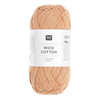 Rico Essentials Apricot Cotton 4ply 50g