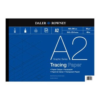 Daler-Rowney Graphic Series Tracing Paper A2 50 Sheets