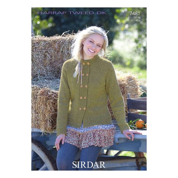 Sirdar Harrap Tweed Jacket Digital Pattern 7481 image number 1