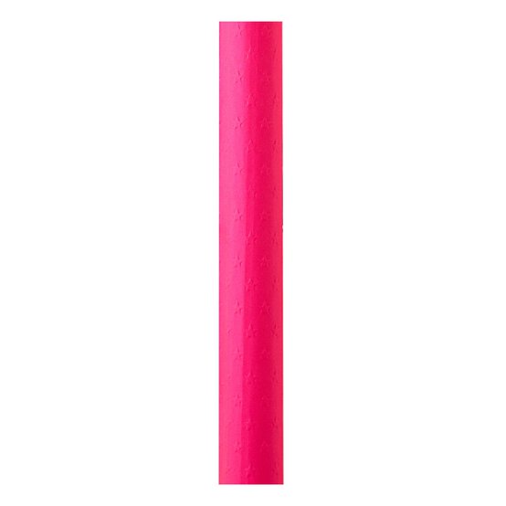 Neon Pink Star Gift Wrap 70cm x 2m image number 2