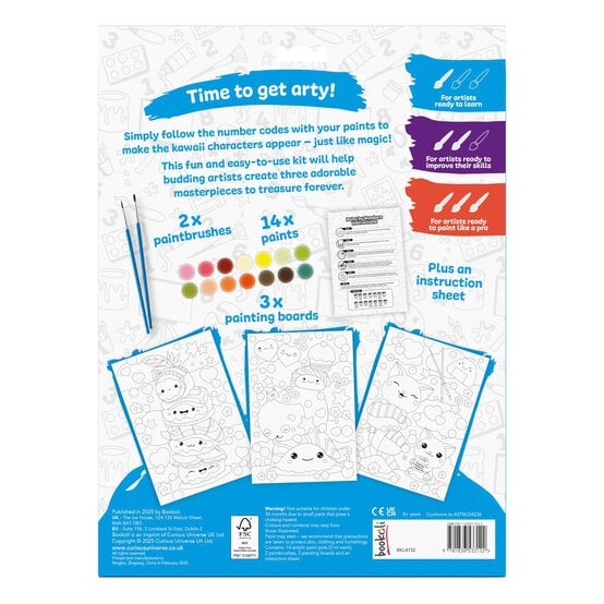 Kawaii 3-in-1 Paint by Numbers image number 6
