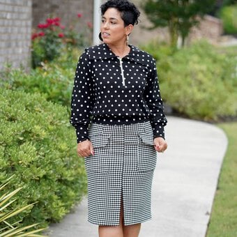 Simplicity Knit Top and Skirt Sewing Pattern S9182 (16-24) image number 4