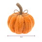 Orange Chenille Pumpkin 9cm image number 4