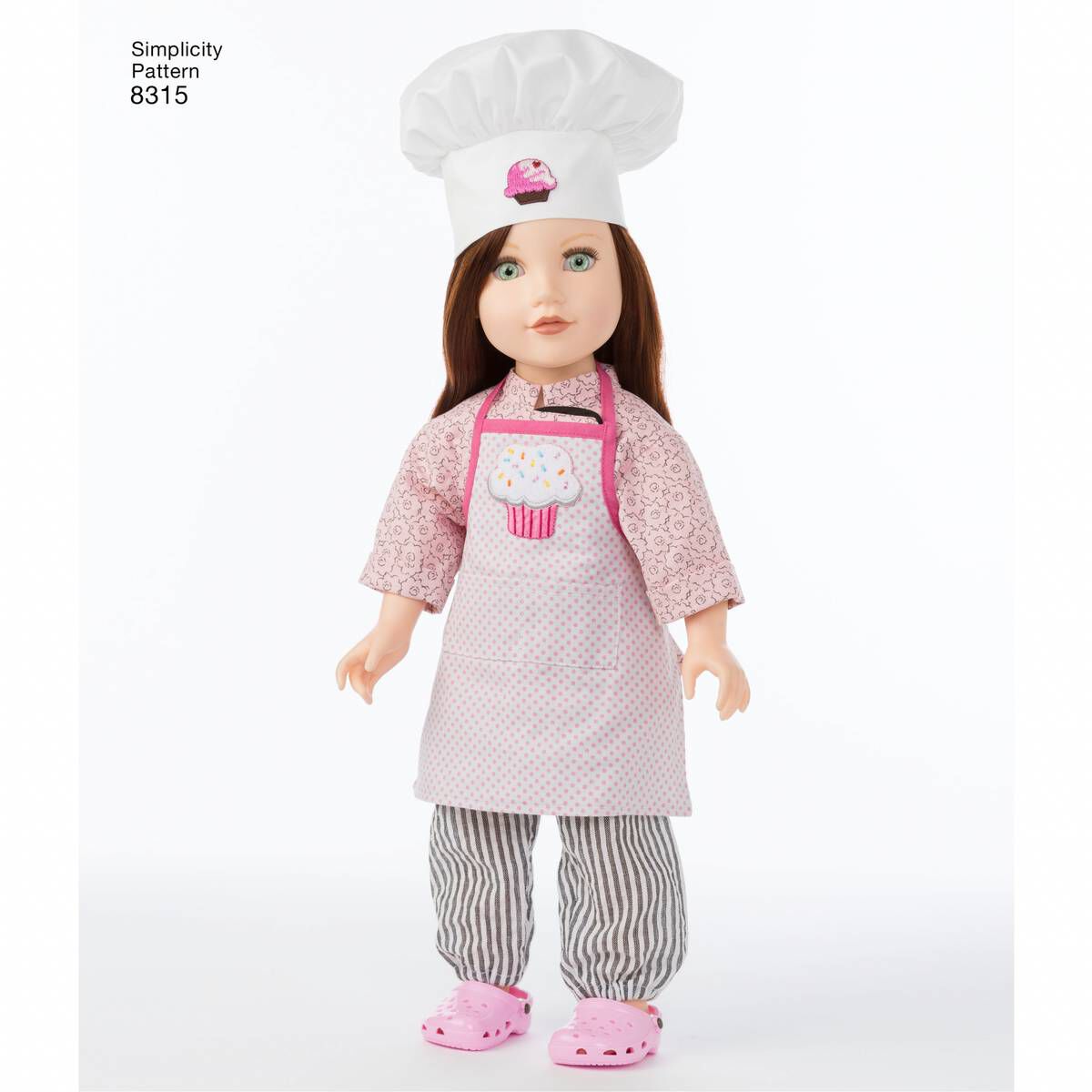 White SIMPLICITY Sewing Pattern S9001 18 Unisex Doll Clothes Paper various 
