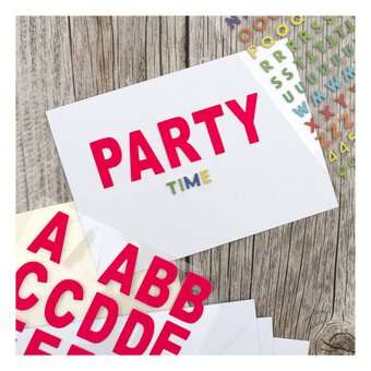 Bright Foam Alphabet Stickers