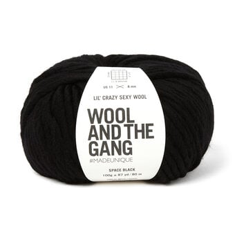Wool and the Gang Space Black Lil’ Crazy Sexy Wool 100g