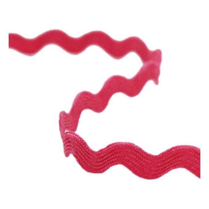 Hot Pink Ric Rac Ribbon 6mm x 4m image number 1