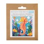 Trimits Seahorse Mini Cross Stitch Kit 13cm x 13cm image number 1