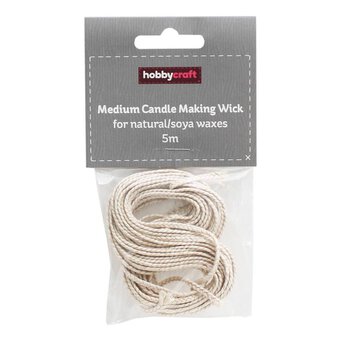 Medium Candle Making Wick for Soya Waxes 5m
