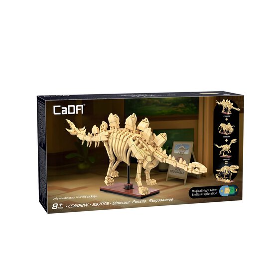 CaDA Dinosaur Fossils: Stegosaurus 297 Pieces image number 1