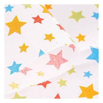 Assorted Star Printed Tissue Paper 50cm x 75cm 6 Pack